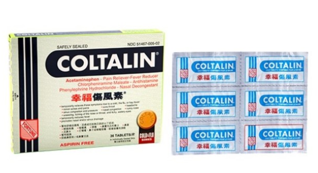 幸福傷风素  （成人） Coltalin ND Tablets (For Audlts) - 36 tablets