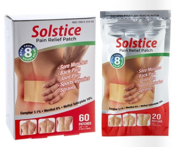 苏氏止痛贴60片 Solstice Pain Relief Patch 60 Sheets