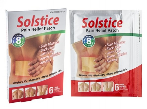 苏氏大止痛贴6片 Solstice Pain Relief Patch 6 Sheets